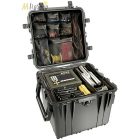 Peli Case 0340 gurulós kocka alakú műanyag védőtáska, védőtok, fotós táska, választható felszereltséggel Belső: 457x457x457 mm