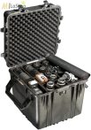   Peli Case 0350 kocka alakú műanyag védőtáska, védőtok, fotós táska (görgő külön rendelhető), választható felszereltséggel Belső: 508x508x508 mm