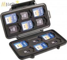   PELI Case 0915 SD memóriakártya tartó tok, Belső: 122x57x14 mm