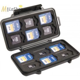   PELI Case 0915 SD memóriakártya tartó tok, Belső: 122x57x14 mm
