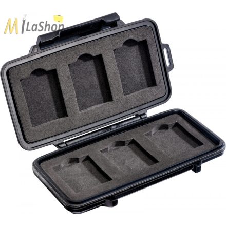 Peli Case 0965 Micro Memory Card Case, Belső: 12,2 cm x 5,7 cm x 1,4 cm