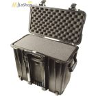 Peli Case 1440 gurulós műanyag védőtáska, védőtok, fotós táska, választható felszereltséggel Belső: 434x190x406 mm