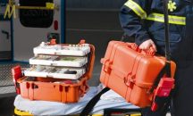   Peli Case 1460 EMS orvosi műanyag védőtáska - narancs színben
