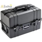 Peli AIR CASE 1465 műanyag védőtáska, védőtok - fekete színben, választható felszereltséggel Belső: 473 x 254 x 278 mm 