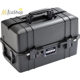   Peli AIR CASE 1465 műanyag védőtáska, védőtok - fekete színben, választható felszereltséggel Belső: 473 x 254 x 278 mm 
