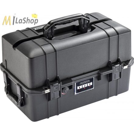 Peli AIR CASE 1465 műanyag védőtáska, védőtok - fekete színben, választható felszereltséggel Belső: 473 x 254 x 278 mm 