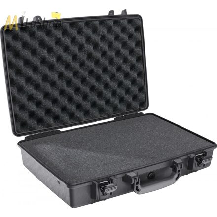 Peli Case 1490 műanyag védőtáska, tok 15" colos (38,1 cm) laptophoz/notebookhoz, választható felszereltséggel Belső: 451x289x105 mm