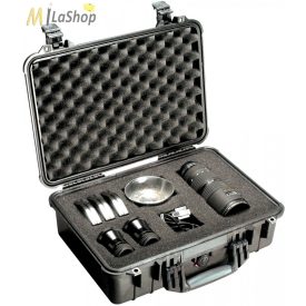   Peli Case 1500 műanyag védőtáska, védőtok - több színben, választható felszereltséggel Belső: 428x286x155 mm