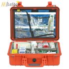 Peli Case 1500 EMS (orvosi) betéttel, műanyag védőtáska, védőtok - Belső: 428x286x155 mm
