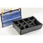 Peli Case 1500 EMS (orvosi) betéttel, műanyag védőtáska, védőtok - Belső: 428x286x155 mm