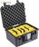 Peli AIR CASE 1507 műanyag védőtáska, védőtok - fekete színben, választható felszereltséggel Belső: 385x289x216 mm