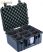 Peli AIR CASE 1507 műanyag védőtáska, védőtok - fekete színben, választható felszereltséggel Belső: 385x289x216 mm