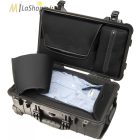 Peli Case 1510 LOC gurulós műanyag védőtáska utazáshoz (alul ruhás pakoló résszel, felül laptop tartóval), Belső: 502x280x193 mm