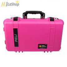   Peli Case 1510 gurulós műanyag védőtáska, Carry On bőrönd - pink színben, választható felszereltséggel Belső: 502x280x193 mm