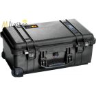 Peli Case 1510SC Stúdió Védőtáska: gurulós műanyag táska választófalas betéttel, laptoptartóval a fedélben (fotós táska), Belső: 502x280x193 mm