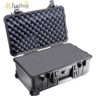 Peli Case 1510 gurulós műanyag védőtáska, Carry On bőrönd - több színben, választható felszereltséggel Belső: 502x280x193 mm