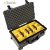 Peli Case 1510 gurulós műanyag védőtáska, Carry On bőrönd, választófalas betéttel Belső: 502x280x193 mm