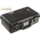 Peli AIR CASE 1525 műanyag védőtáska, védőtok - fekete színben, választható felszereltséggel Belső: 521x287x171 mm