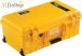 Peli AIR CASE 1535 gurulós műanyag védőtáska, védőtok - narancs, ezüst, sárga színben, választható felszereltséggel Belső: 518x284x183 mm
