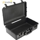 Peli AIR CASE 1555 műanyag védőtáska, védőtok - fekete színben, választható felszereltséggel Belső: 584x324x191 mm
