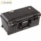 Peli AIR CASE 1556 kerekes, gurulós műanyag védőtáska, védőtok, választható felszereltséggel Belső: 549 × 273 × 228 mm
