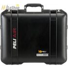 Peli AIR CASE 1557 műanyag védőtáska, védőtok - fekete színben, választható felszereltséggel Belső: 440x330x248 mm