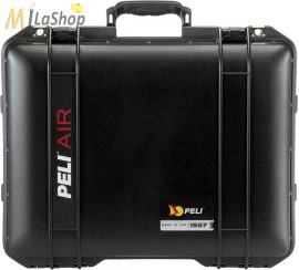Peli AIR CASE 1557 műanyag védőtáska, védőtok - fekete színben, választható felszereltséggel Belső: 440x330x248 mm