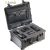 Peli Case 1560LFC Stúdió védőtáska: gurulós műanyag táska, szivacsos, laptoptartóval a fedélben, Belső: 518x392x229 mm 