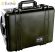 Peli Case 1560LFC Stúdió védőtáska: gurulós műanyag táska, szivacsos, laptoptartóval a fedélben, Belső: 518x392x229 mm 