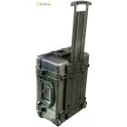 Peli Case 1560SC Stúdió Táska: gurulós műanyag védőtáska, választófalas betéttel, laptoptartóval a fedélben, Belső: 518x392x229 mm 