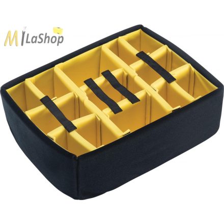 Peli 1560 Fotós táska betét:  tépőzáras választófal (divider set)