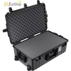 Peli AIR CASE 1595 kerekes, gurulós műanyag védőtáska, védőtok, választható felszereltséggel Belső: 650 x 382 x 229 mm