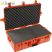 Peli AIR CASE 1605 műanyag védőtáska, védőtok - narancs színben, szivacsbetéttel Belső: 660x356x213 mm
