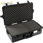 Peli AIR CASE 1605 műanyag védőtáska, védőtok - fekete színben, választható felszereltséggel Belső: 660x356x213 mm