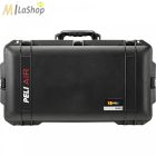 Peli AIR CASE 1606 gurulós, kerekes műanyag védőtáska, védőtok - fekete színben, választható felszereltséggel Belső: 623 x 312 x 260 mm
