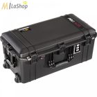 Peli AIR CASE 1606 gurulós, kerekes műanyag védőtáska, védőtok - fekete színben, választható felszereltséggel Belső: 623 x 312 x 260 mm