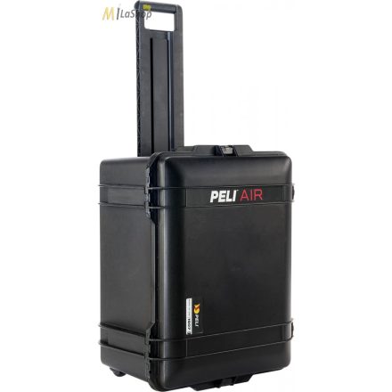 Peli AIR CASE 1607 gurulós műanyag védőtáska, védőtok - fekete színben, választható felszereltséggel Belső: 535x402x295 mm