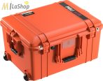   Peli AIR CASE 1607 gurulós műanyag védőtáska, védőtok - narancs, ezüst, sárga színben, választható felszereltséggel Belső: 535x402x295 mm