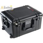 Peli AIR CASE 1607 gurulós műanyag védőtáska, védőtok - fekete színben, választható felszereltséggel Belső: 535x402x295 mm