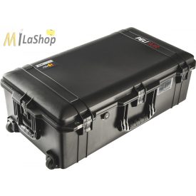   Peli AIR CASE 1615 gurulós műanyag védőtáska, védőtok, fekete színben, választható felszereltséggel Belső: 752x394x238 mm