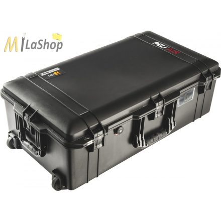 Peli AIR CASE 1615 gurulós műanyag védőtáska, védőtok, fekete színben, választható felszereltséggel Belső: 752x394x238 mm