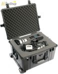   Peli Case 1620 gurulós műanyag védőtáska, védőtok, fotós táska, kamera táska, választható felszereltséggel Belső: 543x414x319 mm