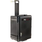 Peli AIR CASE 1637 gurulós műanyag védőtáska, védőtok - fekete színben, választható felszereltséggel Belső: 595x446x337 mm