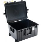 Peli AIR CASE 1637 gurulós műanyag védőtáska, védőtok - fekete színben, választható felszereltséggel Belső: 595x446x337 mm