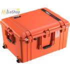 Peli AIR CASE 1637 gurulós műanyag védőtáska, védőtok - narancs, ezüst, sárga színben, választható felszereltséggel Belső: 595x446x337 mm