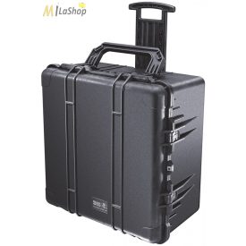  Peli Case 1640 gurulós műanyag védőtáska, védőtok, fotós táska, kamera táska, választható felszereltséggel Belső: 602x610x353 mm