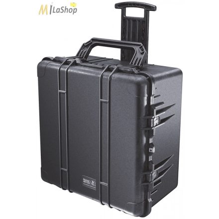 Peli Case 1640 gurulós műanyag védőtáska, védőtok, fotós táska, kamera táska, választható felszereltséggel Belső: 602x610x353 mm