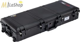 Peli AIR CASE 1745 gurulós műanyag táska, védőtok - fekete színben, választható felszereltséggel Belső: 1118 × 426 × 202 mm