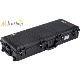   Peli 1745 AIR Long CASE gurulós műanyag táska, védőtok - fekete színben, választható felszereltséggel Belső: 1118 × 426 × 202 mm