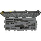 Peli 1745 AIR Long CASE gurulós műanyag táska, védőtok - fekete színben, választható felszereltséggel Belső: 1118 × 426 × 202 mm